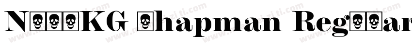 NFFAKG Chapman RegularCondensed字体转换